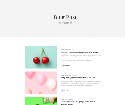 Blog Dark